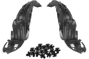 Parts N Go 2003-2008 Matrix Fender Liner Set with Clips Front Driver & Passenger Side Left Right TO1248123 TO1249123 5387602110 5387502100