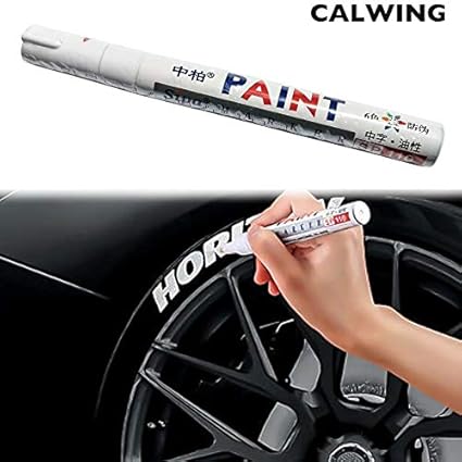 Amazon Co Jp タイヤマーカーペン ホワイトレター 1本 ホワイト 家電 カメラ