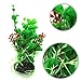 PietyPet Artificial Aquatic Plants, 20 Pcs Large Aquarium Plants Plastic Fish Tank Decorations, Vivid Simulation Plant Creature Aquarium Landscape, Red Purple