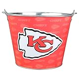 NFL Full Color Team Logo Aluminum Beer Bucket (Kansas City Chiefs)