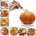 Elmchee Halloween Pumpkin Carving Tools, Halloween Jack-O-Lanterns 13 Piece Professional pumpkin cutting supplies tools Kit stainless steel lengthening and thickening