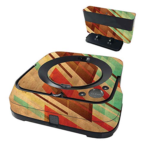 MightySkins Skin Compatible with iRobot Braava Jet m6 - Abstract Wood |, Durabl…