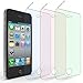 Yousave Accessories iPhone 4S / 4 Crystal Clear 2-Pack of Tempered Glass Screen Protector [Ultra Slim 0.3mm / 9H Hardness Rating] Twin Pack
