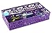 EasyPAG Desk Drawer Organizer with 4 Compartments, Carved Hollow Floral Metal Tray for Office, Jewelry, Cosmetics - No Assembly, Purple