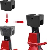 YIXISI 2 Pack Rubber Jack Pad Adapter 3 Ton Universal Slotted Frame Rail view 3