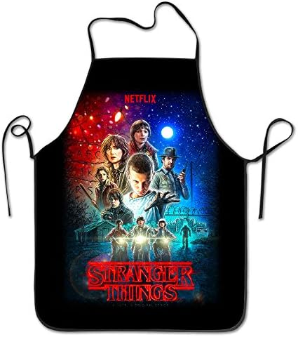 Funny Bib Kitchen Apron Stranger Things Grilling Easy Care