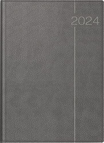 rido/idé Calendario giornaliero modello Conform 2024 1 pagina = 1 giorno A4 grigio
