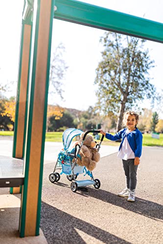 joovy doll stroller blue dot