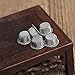 Hongjintian 5pcs 0.5Inch Diameter Crystal Tobacco Pipe Stainless Steel Mental Screen Filters for Crystal Smoking Pipes Use