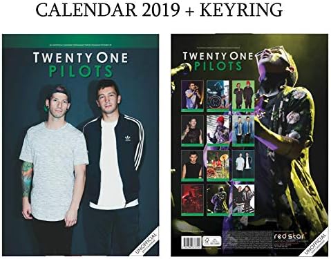 Twenty ONE Pilots Calendar 2019 (A3 Poster Size) + Twenty ONE Pilots Keyring