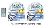 Wilkinson by Schick Hydro 3 Refill Blade Cartridges, 10 Count (2 Packs of 5) w/ Free Loving Care Conditioner Packette