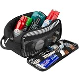 Toiletry Bag Dopp Kit for Men - Nylon Travel Toiletry Bag Waterproof Shower Cosmetic Organizer for Women Men - Travel Kit Shaving Bag for Men