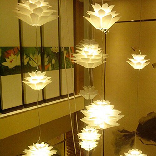 Excelvan Diy Lamp Shades Kit Lotus Light Chandelier Iq Pp