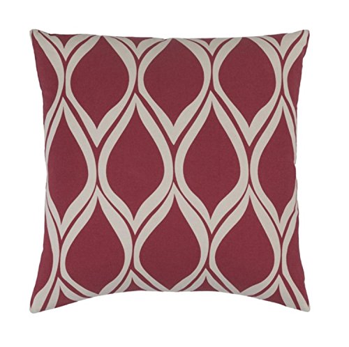 22-Leaf-Dropper-Rose-Red-and-Cool-Gray-Woven-Decorative-Throw-Pillow