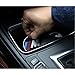 S-WEKA 2PCS M Line Car Interior Accessories Anti Slip Cup Mat for BMW 1 3 5 7 Series F30 F35 320li 316i X1 X3 X4 X5 X6 (2.9