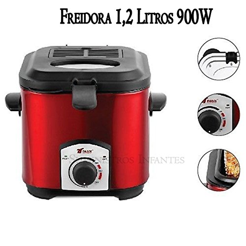 FREIDORA eléctrica 1 LITRO. Potencia 900W. Interior con ...