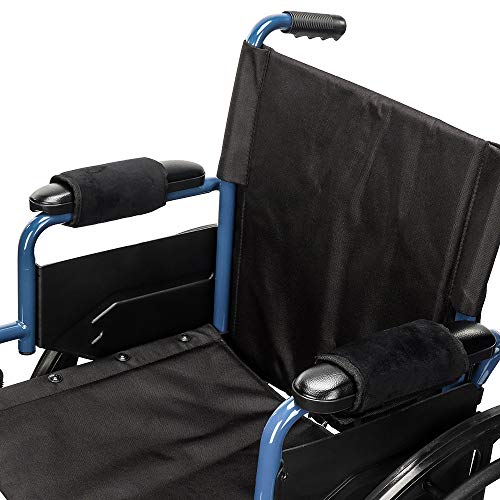 Walker Hand Grip Covers Pad Medical Soft Hand Grips Cushion Anti Silp Crutch Handle Pads Mobility Aid Hand Cushion Universal for Walker Wheelchairs Rollator Black 5.5" x 8.7" Diameter 2"