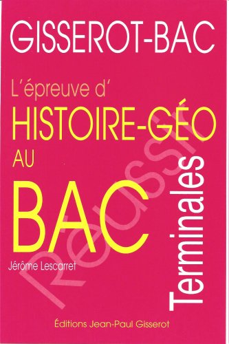 L' histoire et la géographie au bac