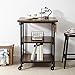 Dorel Living Nellie Multifunction Cart, Rustic Antique Oak/Black