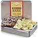 Dark Chocolate Almond Bark and White Chocolate Lemon Pistachio Bark Duo in Holiday Gift Tin
