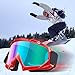Carperipher Motorcycle Motocross Goggles, Windproof Dustproof ATV Off Road Bike Glasses for Men, Women & Youth Dirt Bike Riding, Cycling, Ski Snowboard Sports Outdoor Goggles
