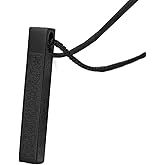 QIANQJL Arabic Calligraphy Ayatul Kursi Necklace Islamic Chain Necklace Stainless Steel Pendant Necklace Gift for Men and Women