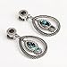 KUBOOZ Fashion Opal Dangle Alloy Pendant Ear Piercings Jewelry Stainless Steel Ear Plugs Tunnels Gauges