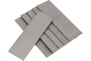 Luckyweld Welding Plate 2X6 Inch Welding Kit 11 Gauge Welding Coupons, Weld Practice Kit Mild Steel Plate （6 Pcs)