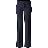 Design by Olivia Women's Relaxed Boot-Cut Office Pants Trousers Slacks