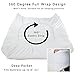 MAEVIS Quilted Fitted Mattress Pad Cover Queen Size Stretches up to 21 Inches Deep Mattress Topper Cotton Top Pillow Top with Snow Down Alternative Fill
