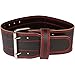 Genuine Leather Pro Weight lifting Belt for Men and Women | Durable Comfortable & Adjustable with Buckle | Stabilizing Lower Back Support for Weightlifting