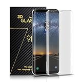 Bestfy Galaxy S8 screen protector 3D Tempered Glass clear
