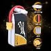 TATTU 1550mAh 14.8V 45C 4S LiPo Battery Pack with XT60 Plug for RC Boat Truck Heli Airplane UAV Drones FPV