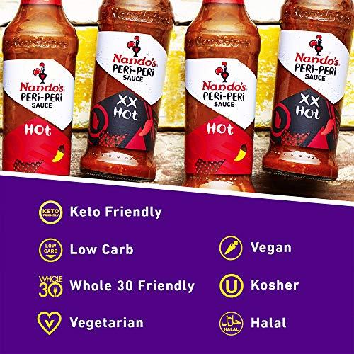 Nando's PERi PERi Spicy Hot Sauce Variety Pack Extra Extra and Hot