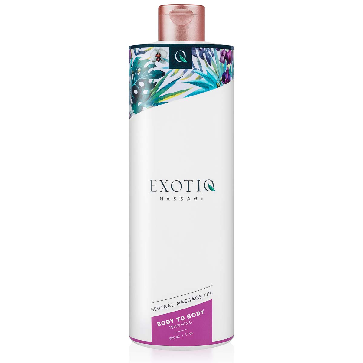 Exotiq Body to Body Warming Massage Oil - Warming- 500ml