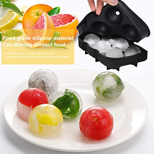 Silicone Ice Cube Trays,Easy Release Large Ice Cube Tray，Ice ball Trays with Lids - Thumbnail 3