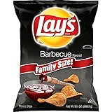 Lay's Barbecue Flavored Family Size Potato Chips, 9.5 Ounce