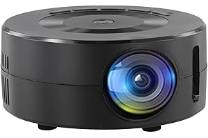 Compact Portable Mini Projector Compatible with Mobile Phone, 5V 2A Power Bank Charging, Lightweight ABS Build, Plug-and-Play