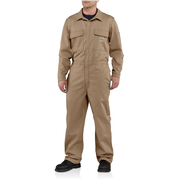 Amazon.com: Carhartt Men's Flame Resistant Duck Coverall - Short
