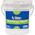 Rx Clear 1" Inch Stabilized Chlorine Tablets | 8 Lbs | Use Tabs as Bactericide, Algaecide, & Disinfectant in Swimming Pools | Long Lasting, Slow Dissolving, & UV Protected