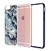 True Color Case Compatible iPhone 6s Case, Grayish Blue Marble [Stone Texture Collection] Slim Hybrid Hard Back + Soft TPU Bumper Protective Durable [True Protect Series] iPhone 6 / 6s 4.7