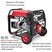 Rockpals 12,000-Watt Dual Fuel Portable Generator, CARB EPA Compliant Gas/Propane Generator With Electric Start, 120V/240V 20A/30A/50A AC, 12V DC Output, Up to 20 Hours For Home