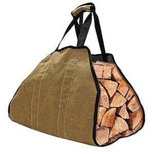 HOMMINI Cestas de leña, Durable Bolso de Mano para Madera 135 * 43