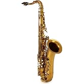 BetterSax Classic Tenor Saxophone - Professional-Grade Instrument with Dark Gold Lacquer Finish - Complete Kit for Beginners and Pros - Includes Mouthpiece, Neckstrap, and Durable Case