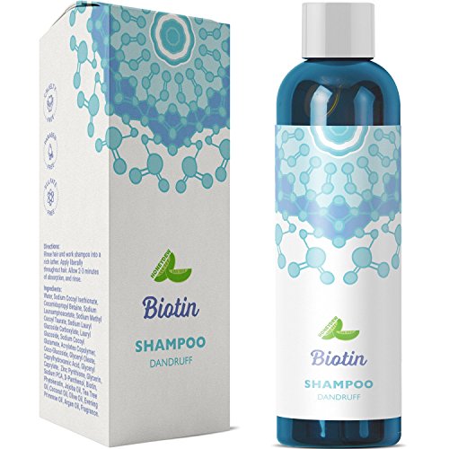 Biotin Volume Shampoo for Thin Fine Hair Sulfate Free Booster for Women and Men with DHT Blocking Pure Natural Oils Strengthen and Moisturize Hair Stimulating Scalp Therapy with Cruelty Free Collagen