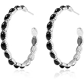 Boho Turquoise Oval Drop Earrings for Women Statement Beaded Western Flower Teardrop Dangle Earrings Vintage Ethnic Alloy Geometric Pendant Jewelry Gifts