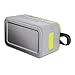 Skullcandy Barricade XL Bluetooth Wireless Portable Speaker, Waterproof and Buoyant, Impact Resistant, 10-Hour Battery Life and 33 Foot Wireless Range, Gray/Hot Limethumb 1