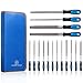 Vakman Tools 16 Piece Carbon-Steel File Set Great for Woodworking & Metalworking, Whittling Professional Hobby Project DIY Metal File Tool