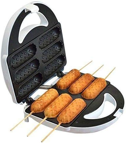 Amazon Com J Jati Waffle Corn Dog Maker Hot Dog Presser Maker Waffle Stick Maker Hot Dog Maker Corn Dog Machine Hot Dog And Corn Dog Maker Mix Any Type Of Batch Sw230b Black