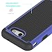 For Samsung Galaxy J3 Emerge / J3 Prime / J3 Mission / J3 Eclipse / J3 2017 / J3 Luna Pro / Sol 2 / Amp Prime 2 / Express Prime 2 Case, OEAGO Hybrid Dual Layer Defender Protective Case Cover (Blue)